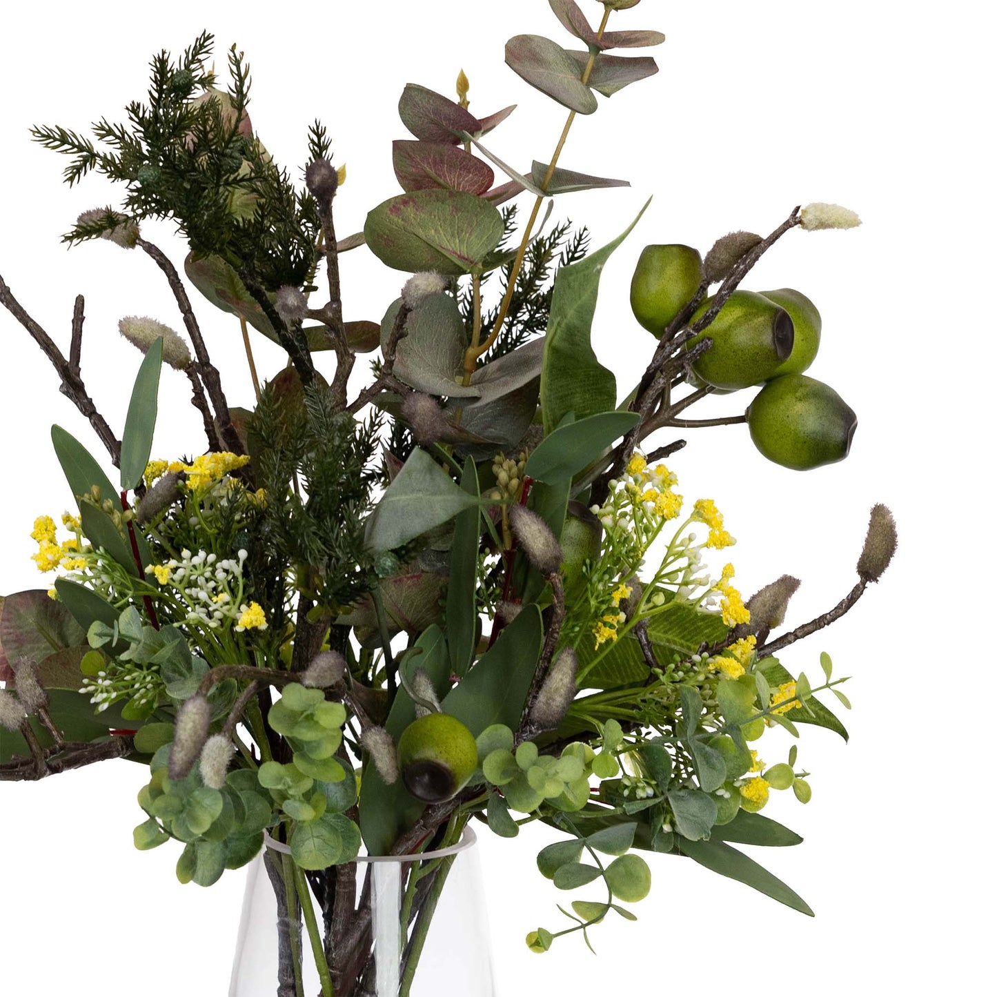 Glamorous Fusion Gumnut Native Arrangement- Artificial Flower Arrangement and Artificial Flowers