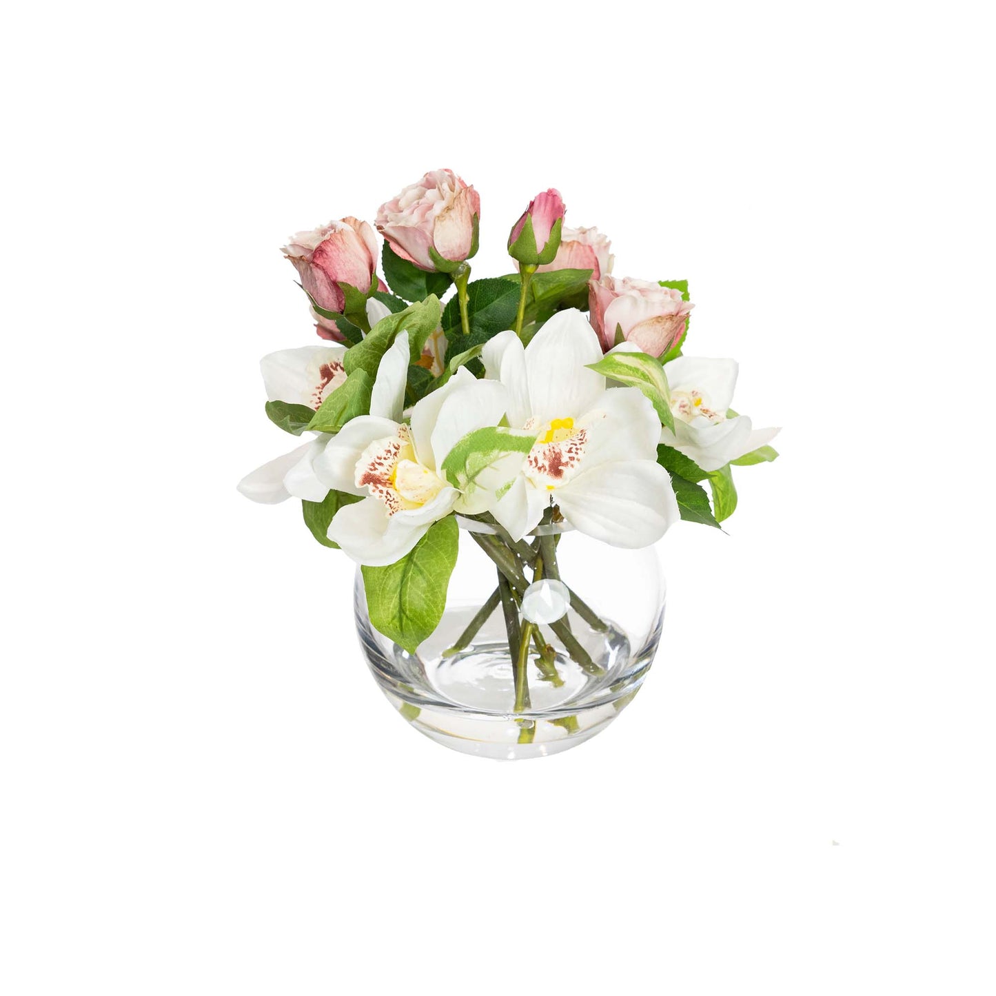 Glamorous Fusion Cymbidium Orchid Arrangement - Artificial Flower Arrangements and Artificial Plants