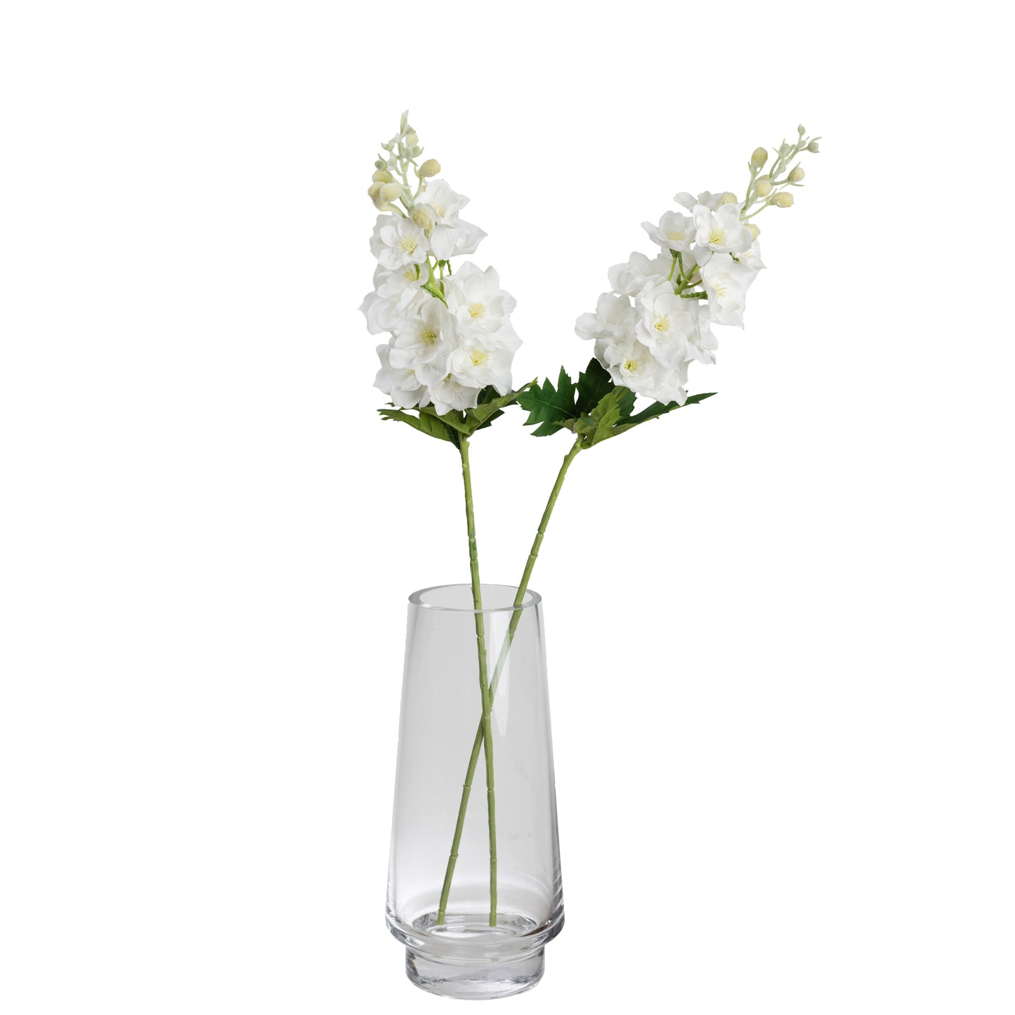 70cm Artificial Real Touch Delphinium White