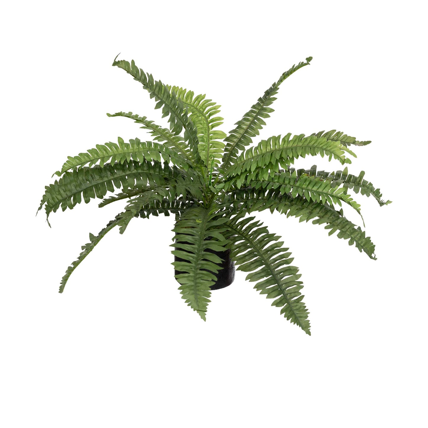 Glamorous Fusion Small Potted Boston Fern - Artificial Flower Arrangements and Artificial Plants