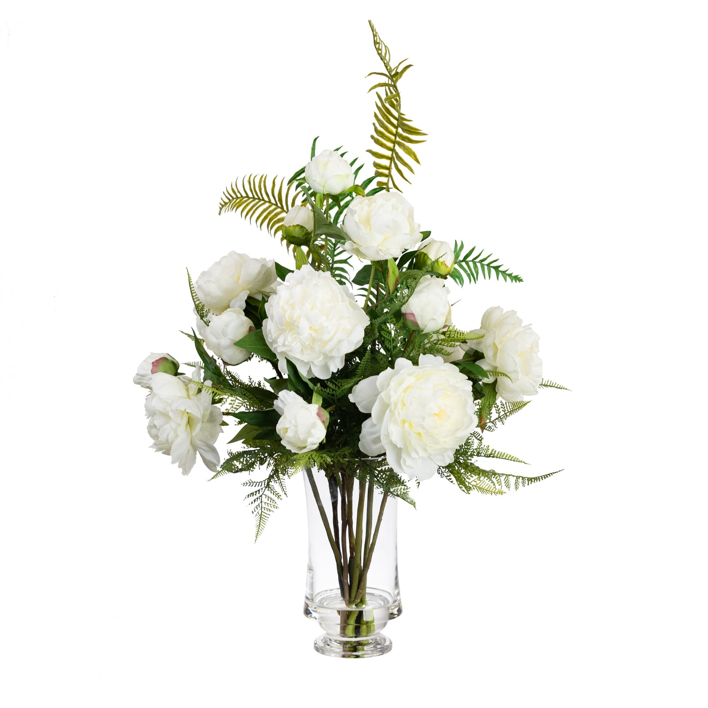 Glamorous Fusion Large Peony Arrangement - Artificial Flower Arrangement and Artificial Plants