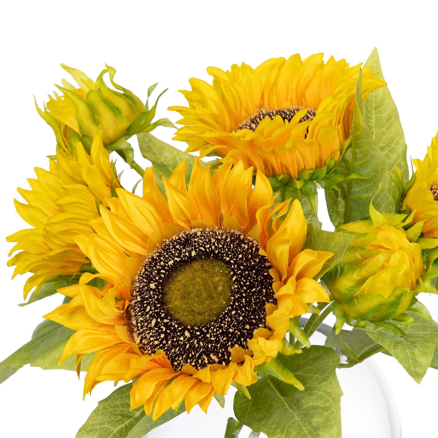 30cm Sunflower Arrangement in Glass