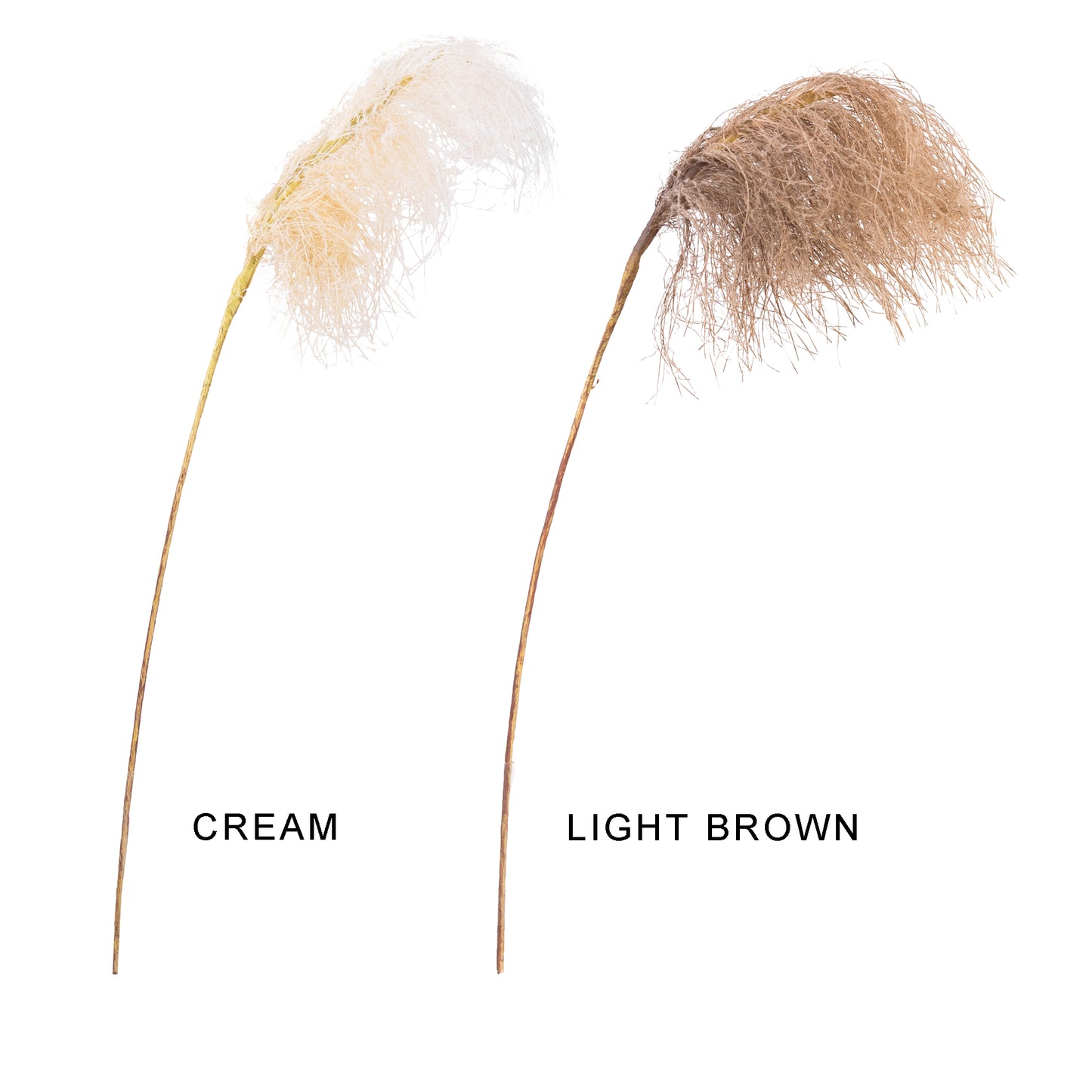 90cm Artificial Pampers Grass Spray Light Brown