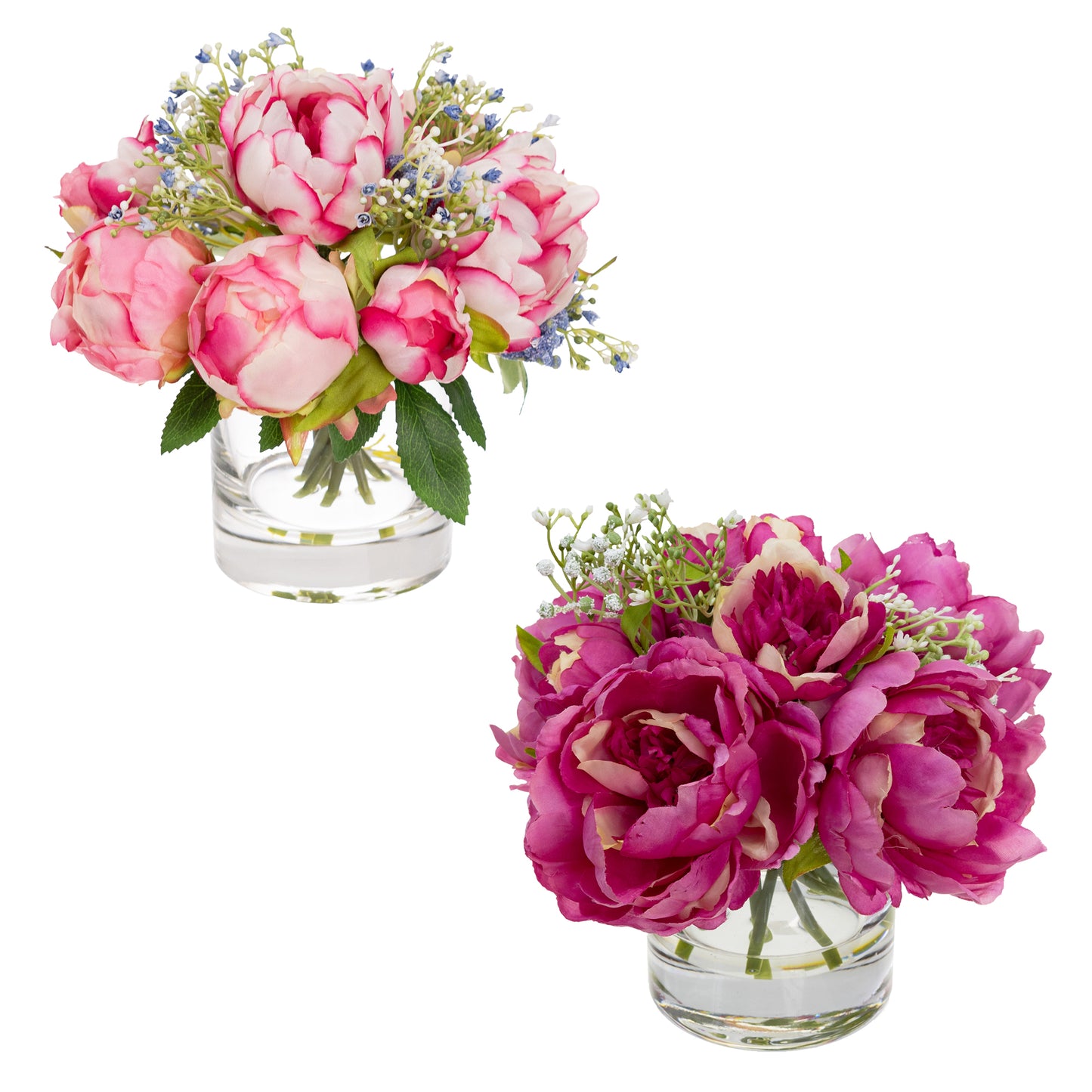 Glamorous Fusion Peony Arrangement - Artificial Flower Arrangements and Artificial Plants