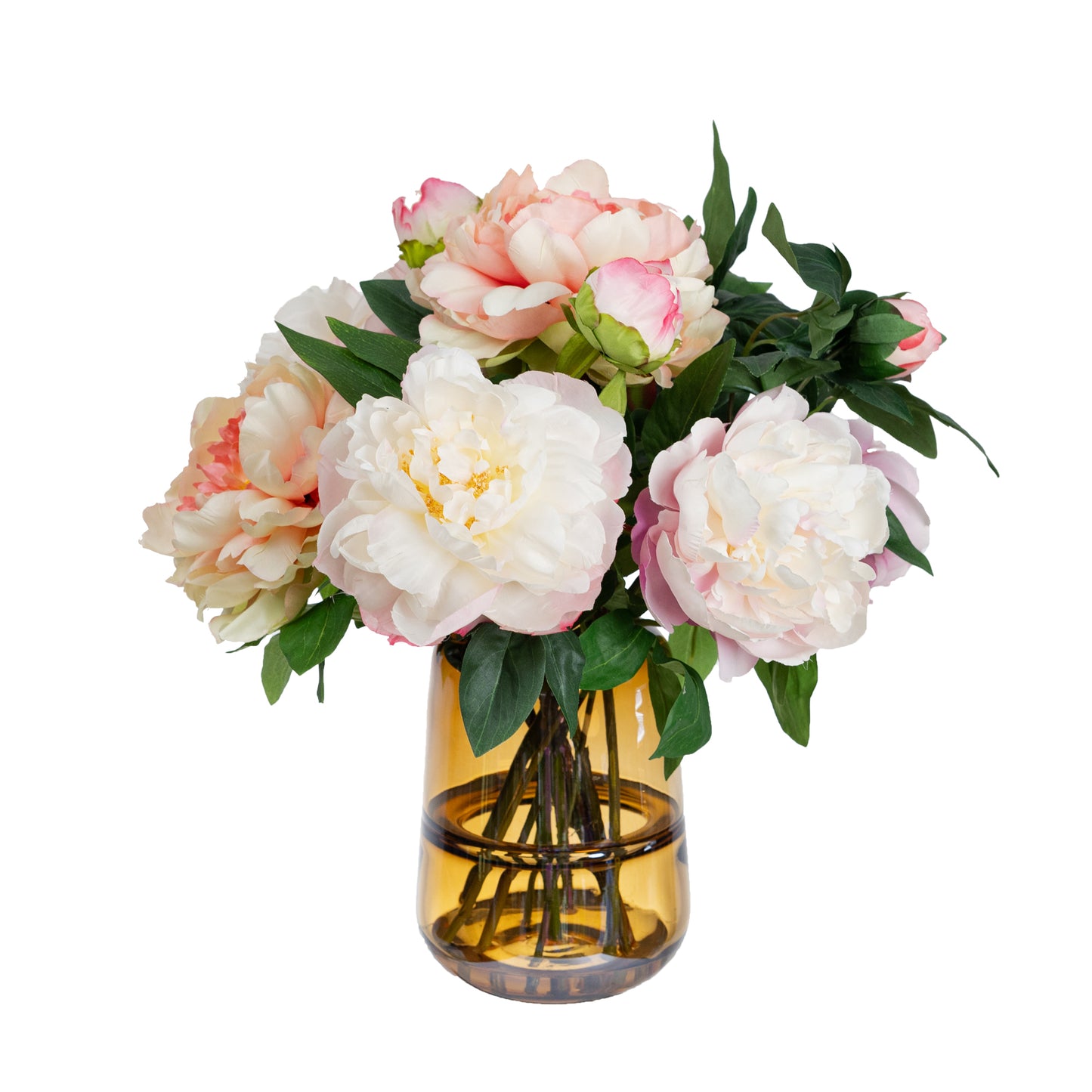 Glamorous Fusion Peony Mixed Arrangement- Artificial Flower Arrangements and Artificial Plants