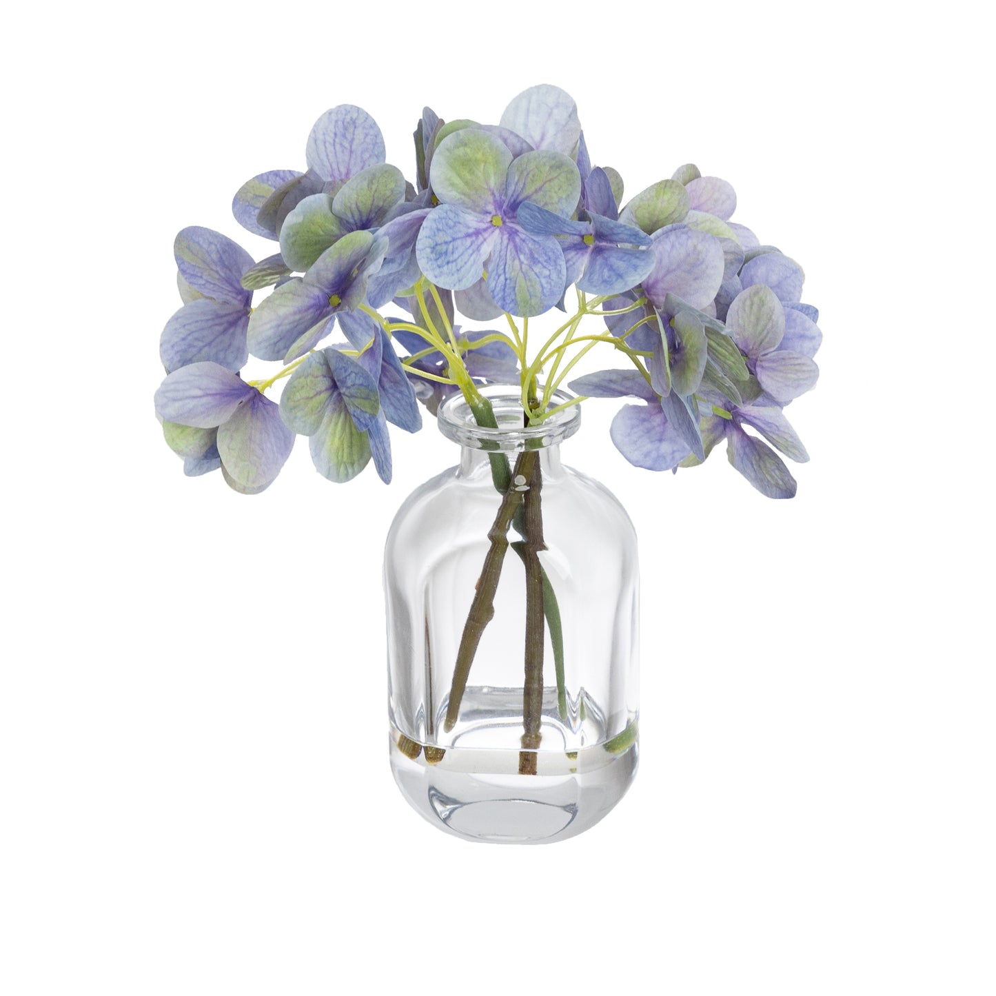 Glamorous Fusion Hydrangea in Bud Vase - Artificial Flower Arrangements and Artificial Plants