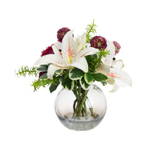 Load image into Gallery viewer, 32CM SMALL ROSE &amp; LILY MIXED ARRGANGEMENT
