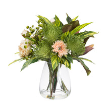 Load image into Gallery viewer, 48CM PEONY &amp; LEUCOSPERMUM MIXED ARRGANGEMENT
