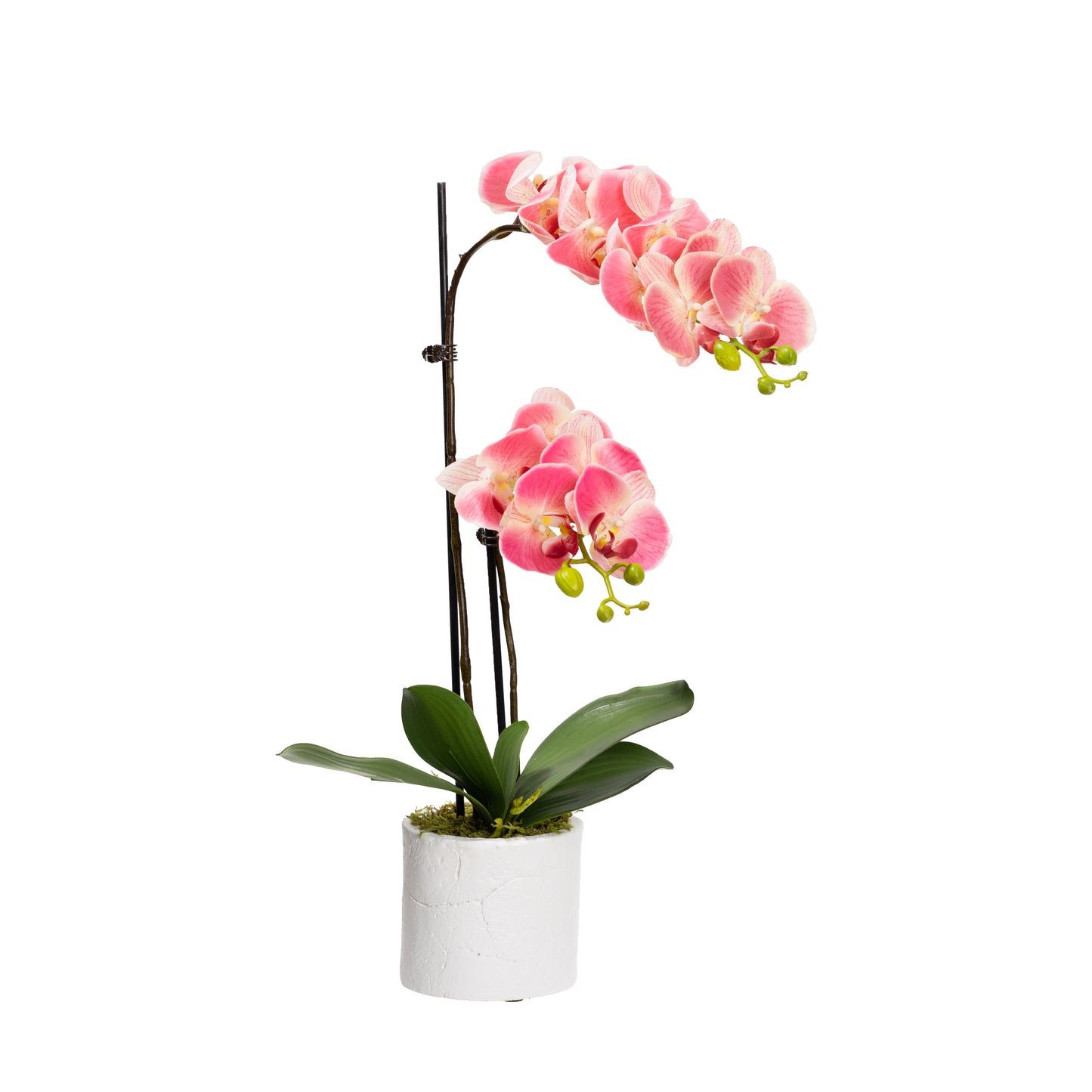 60cm Artificial Orchid in Pot Pink