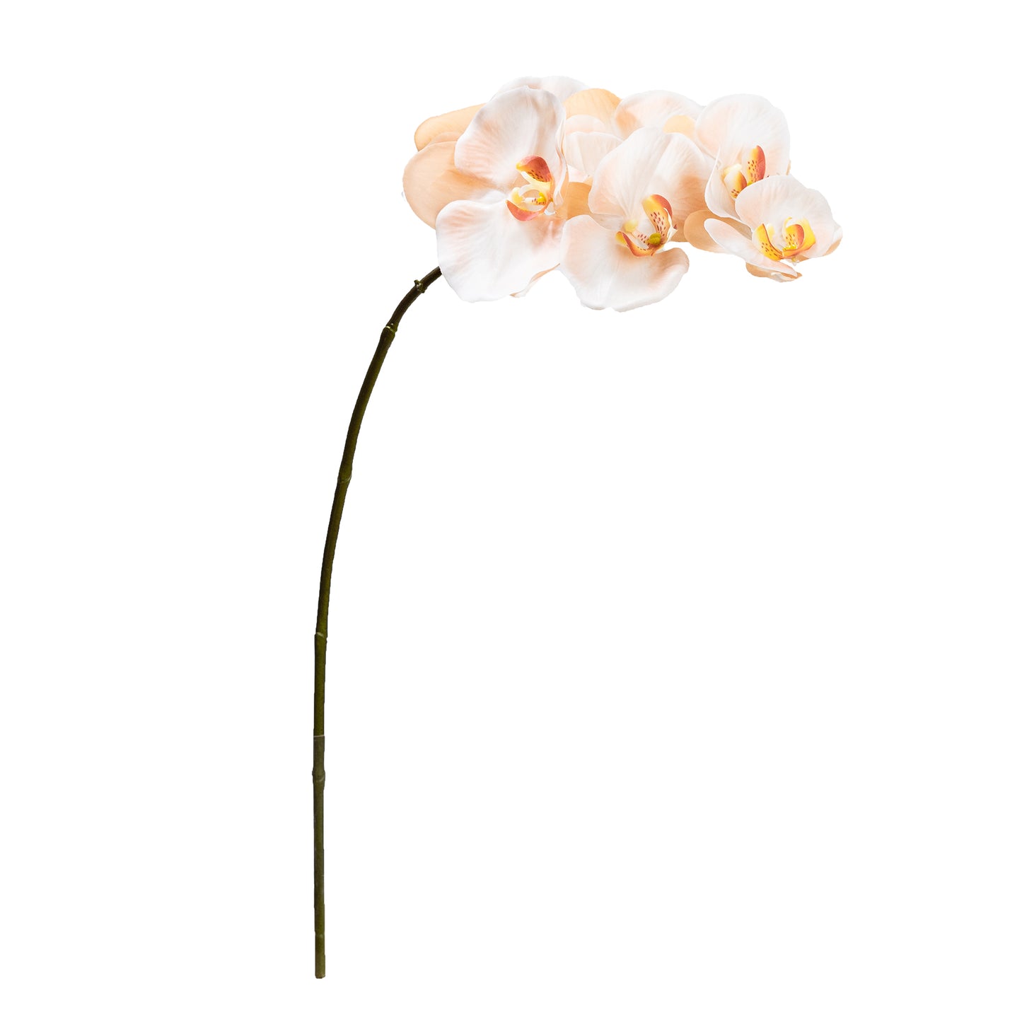 72cm Artificial Real Touch Phalaenopsis Orchid Light Salmon