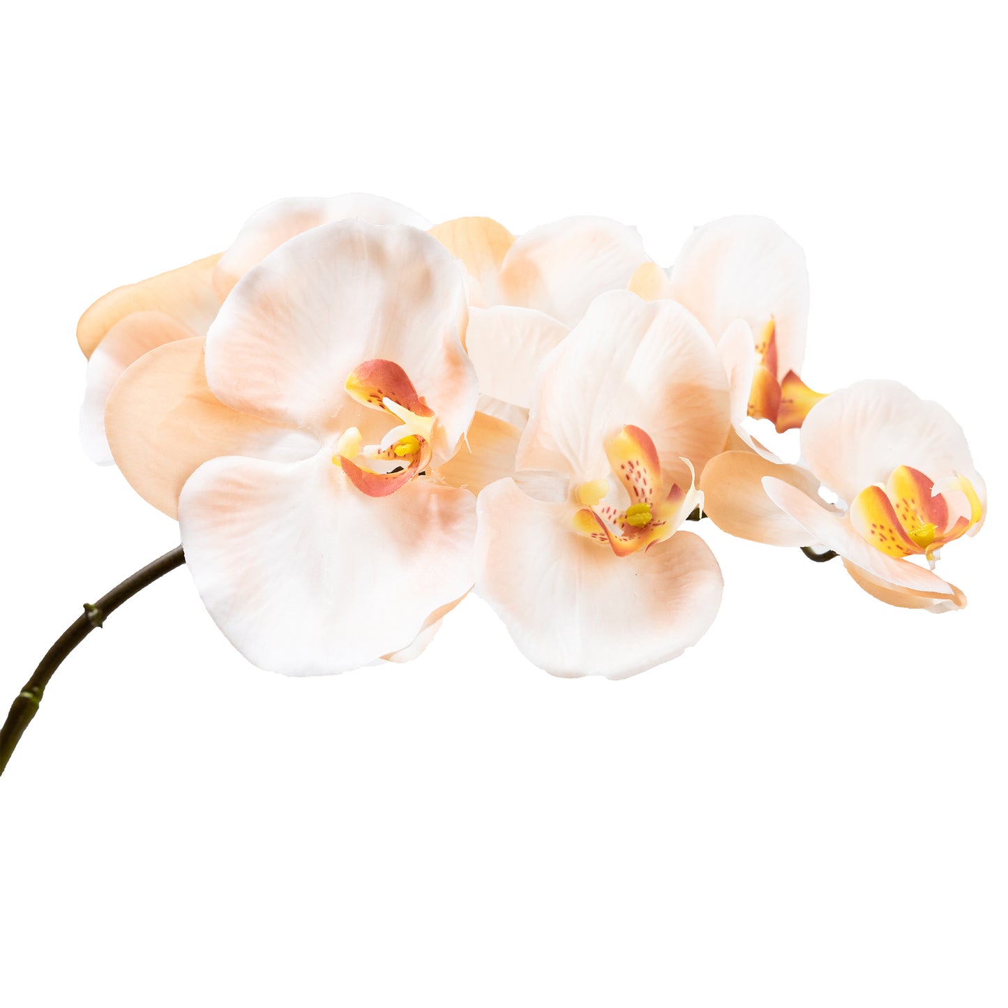 72cm Artificial Real Touch Phalaenopsis Orchid Light Salmon