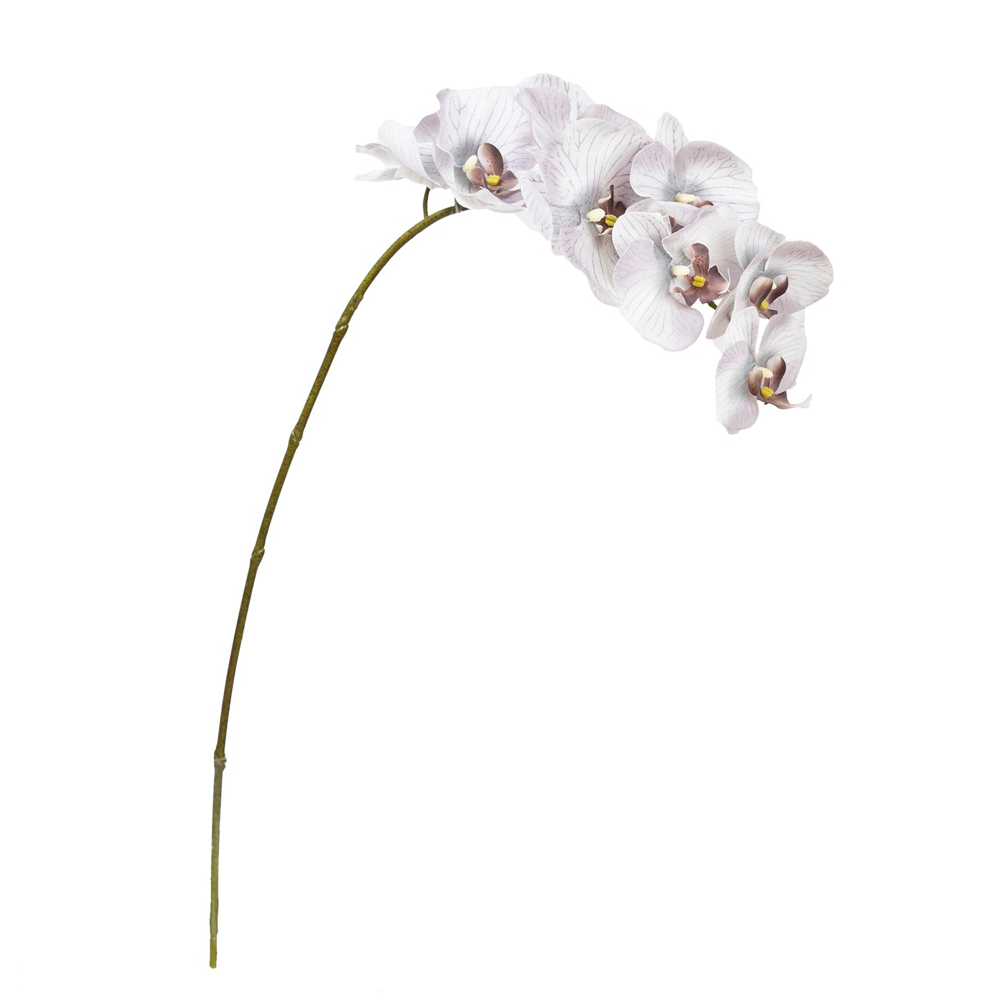 84cm Artificial Real Touch Phalaenopsis Orchid Grey