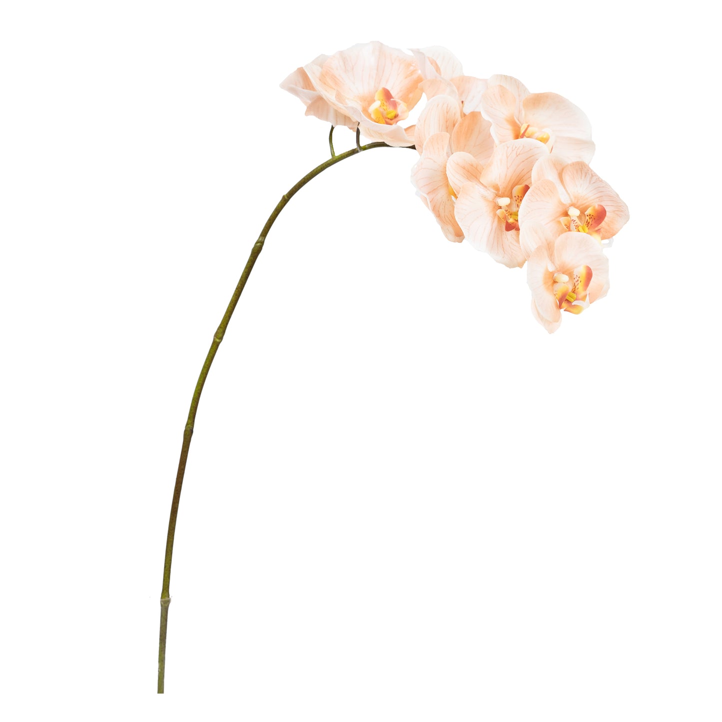 84cm Artificial Real Touch Phalaenopsis Orchid Salmon