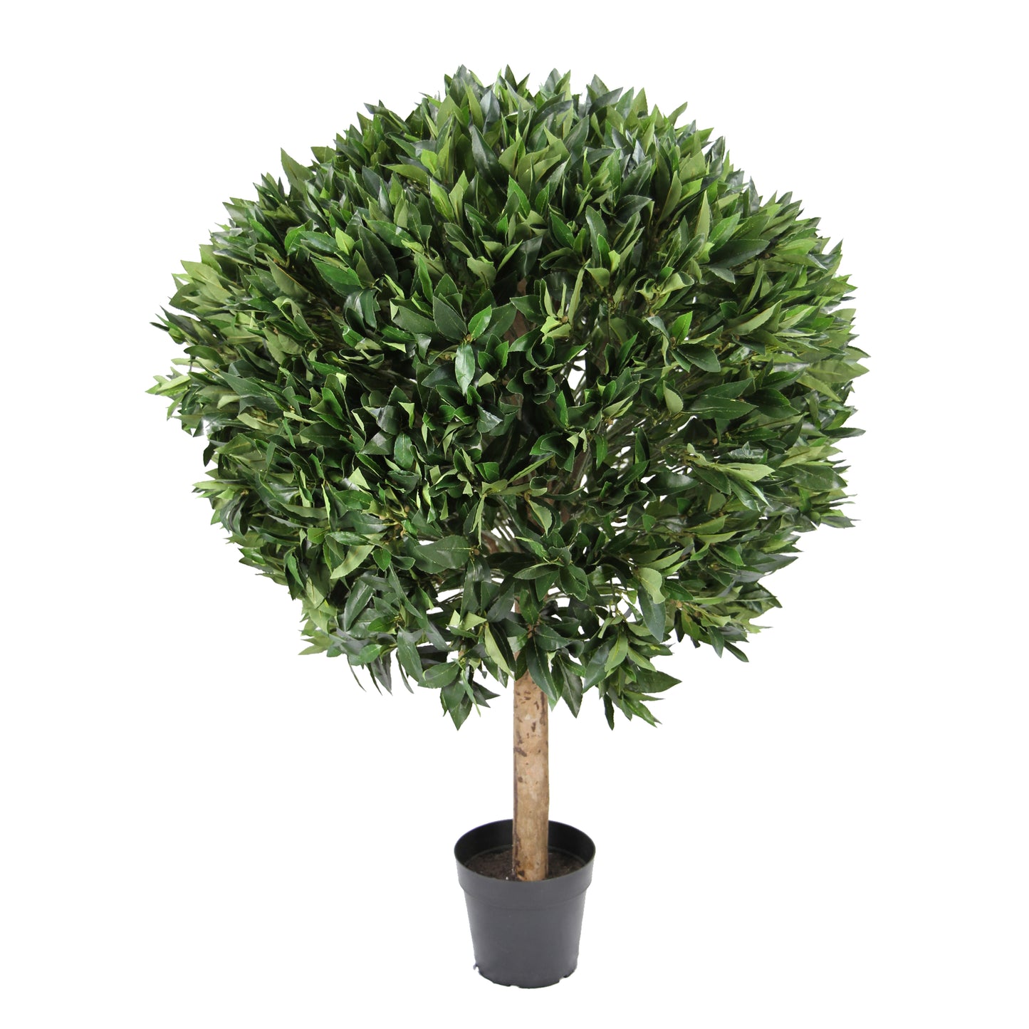 120cm Artificial Bay Leaf Ball Topiary Tree in Pot