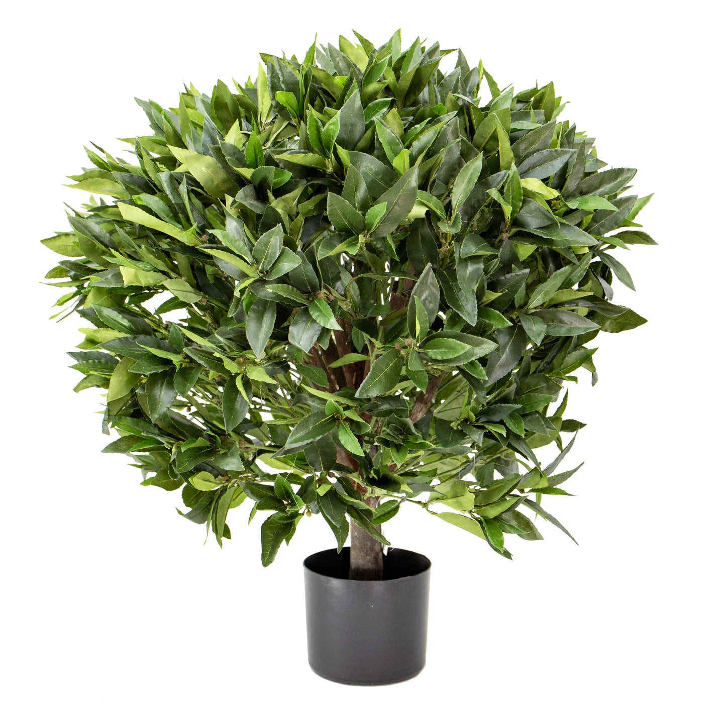 75cm Artificial Bay Leaf Ball Topiary Tree in Pot