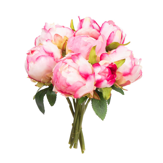 21cm Artificial Peony Bud Bouquet