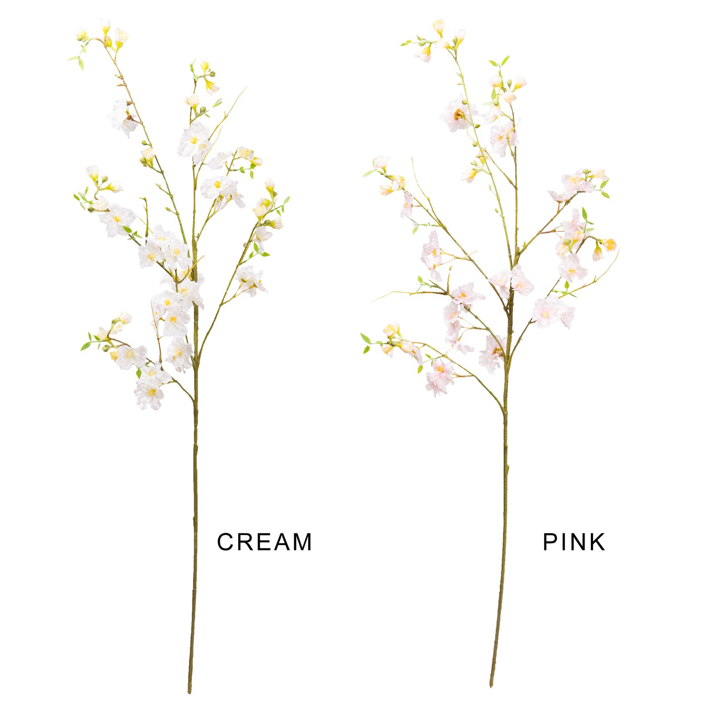 93cm Artificial Blossom Spray Cream