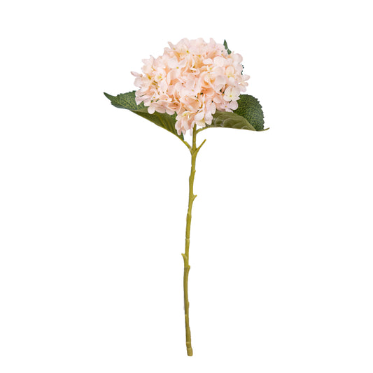 47cm Artificial Hydrangea Soft Pink