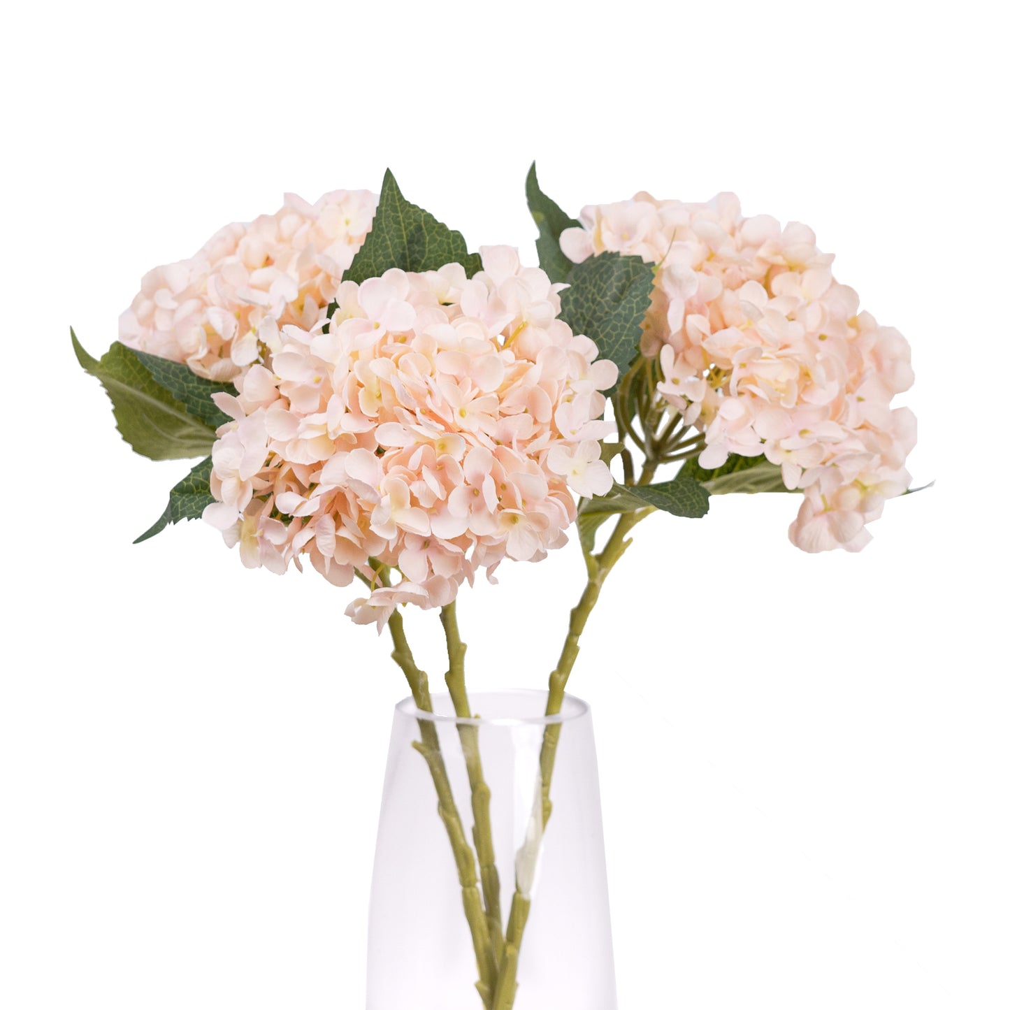 47cm Artificial Hydrangea Soft Pink