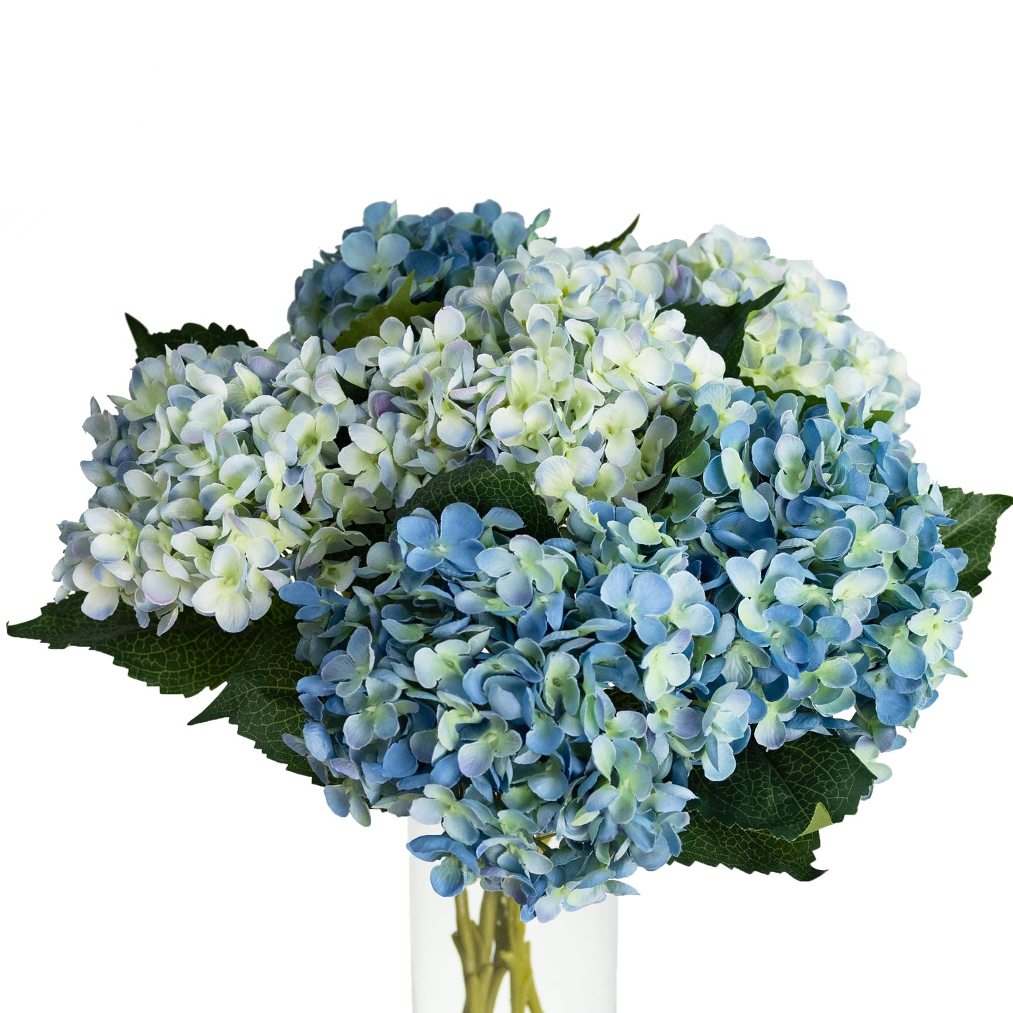 47cm Artificial Hydrangea Blue