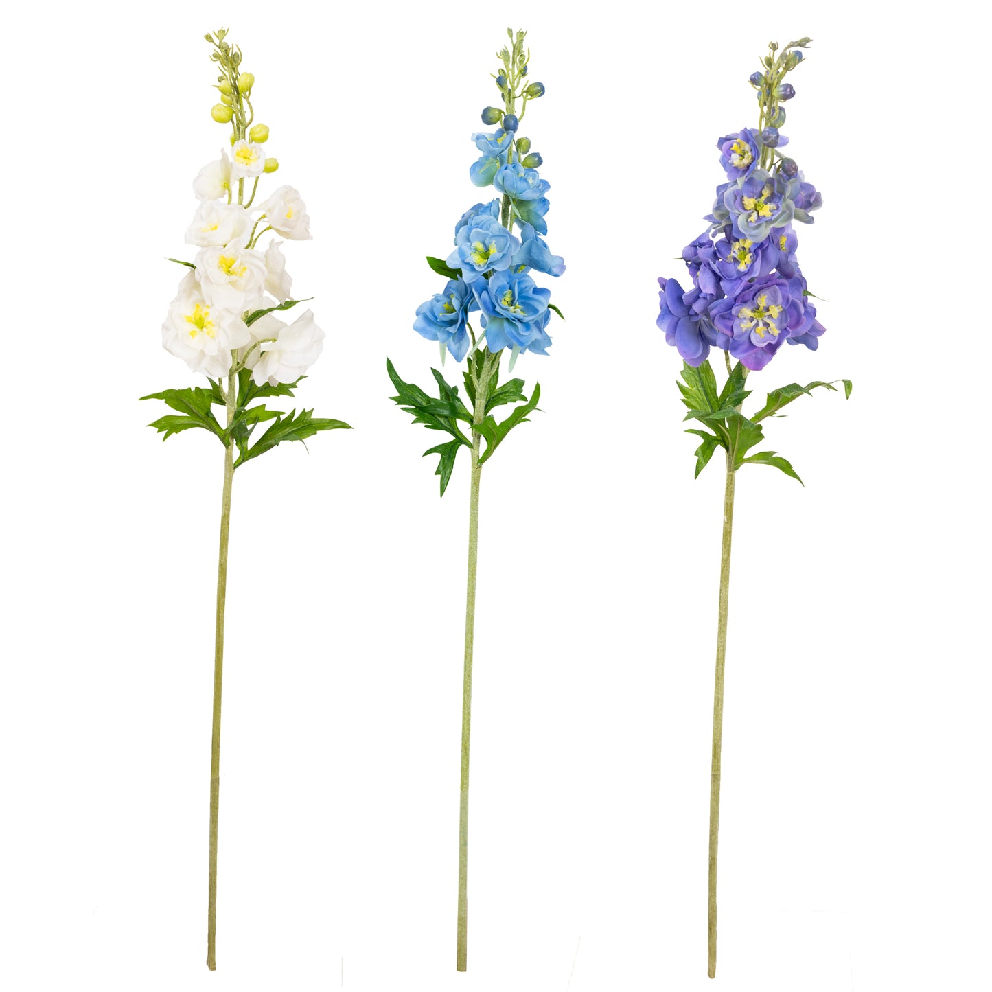 70cm Artificial Real Touch Delphinium Blue