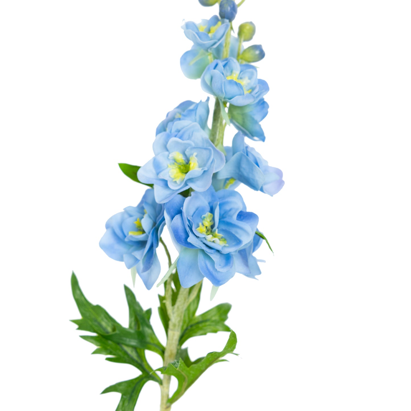 70cm Artificial Real Touch Delphinium Light Blue