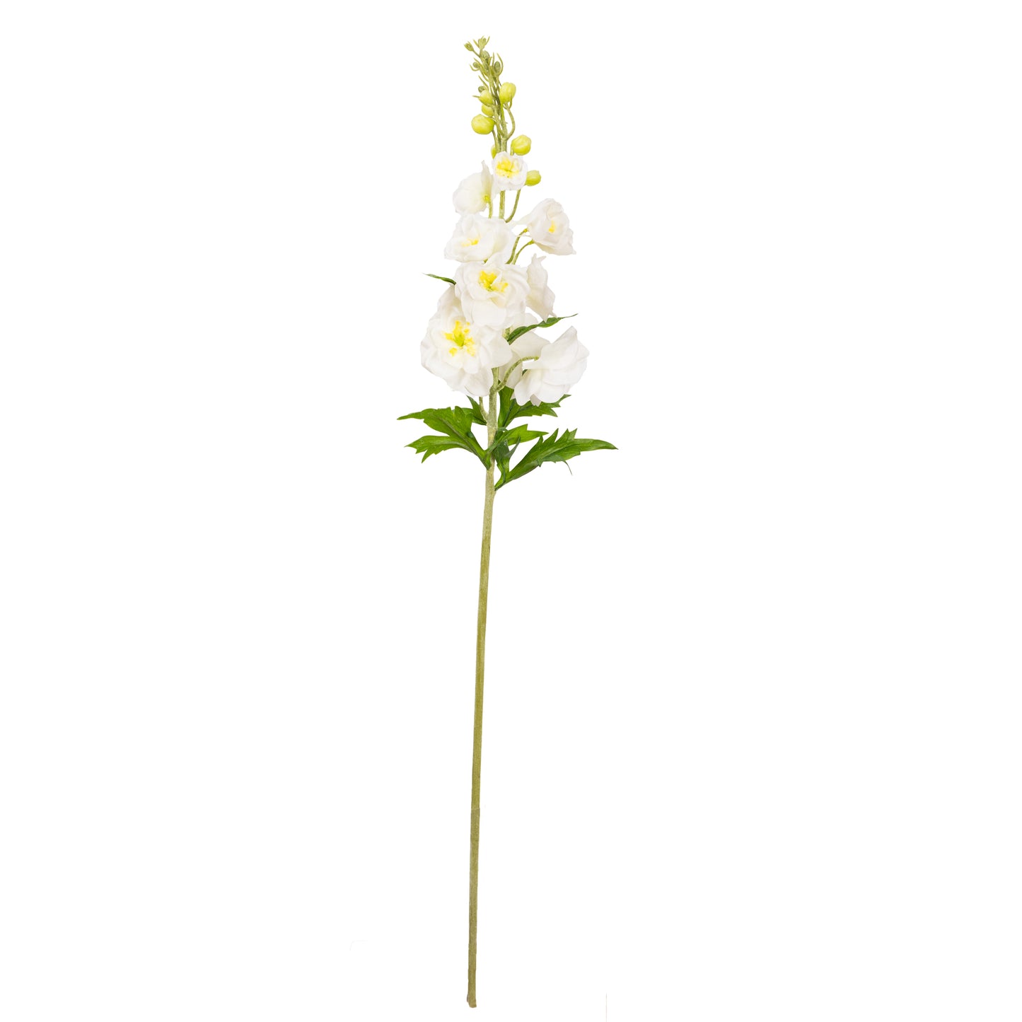 70cm Artificial Real Touch Delphinium White