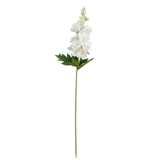 70cm Artificial Real Touch Delphinium White