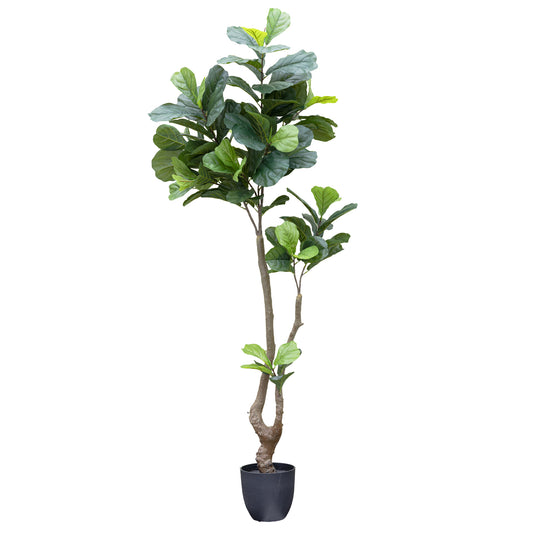 195cm Artificial Fiddle Leaf Tree in Pot