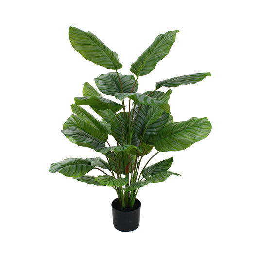 110cm Artificial Calathea Faux Plant in Pot