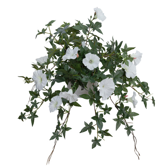 Glamorous Fusion Morning Glory in Pot - Artificial Flower Arrangements and Artificial Plants