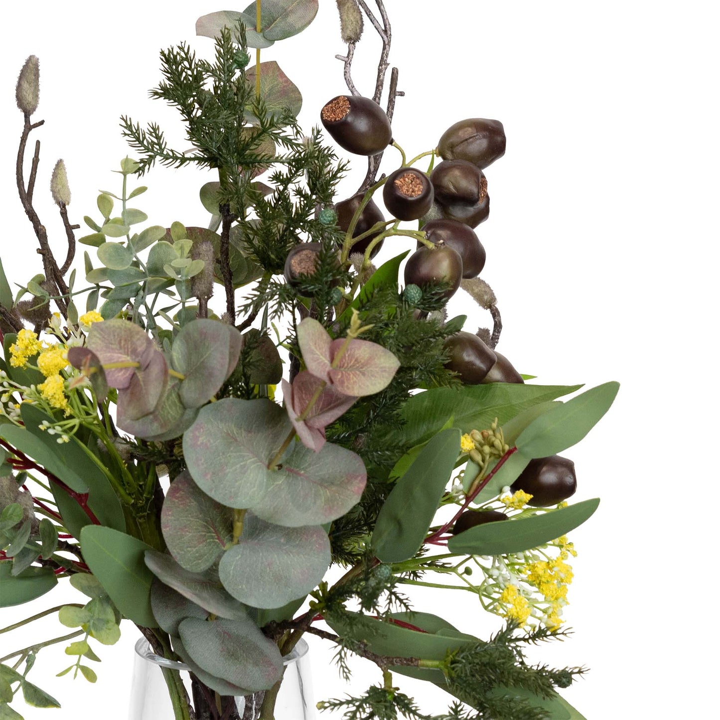 Glamorous Fusion Gumnut Native Arrangement- Artificial Flower Arrangement and Artificial Flowers