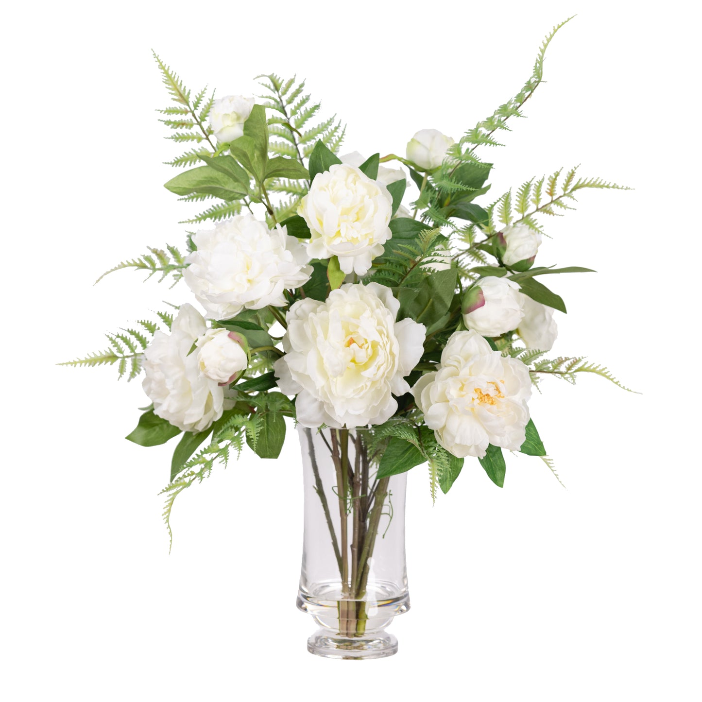 Glamorous Fusion Large Peony Arrangement - Artificial Flower Arrangement and Artificial Plants