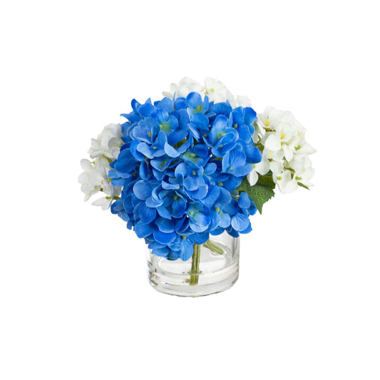 Glamorous Fusion Hydrangea Mixed Arrangement - Artificial Flower Arrangements and Artificial Plants