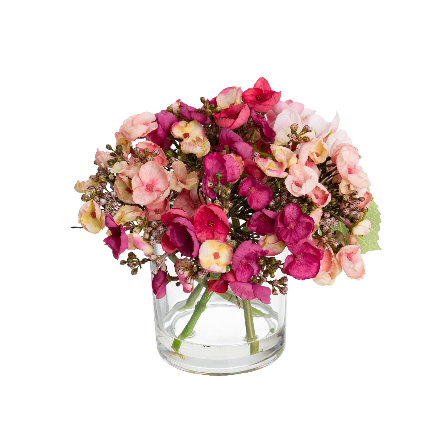 Glamorous Fusion Hydrangea Mixed Arrangement - Artificial Flower Arrangements and Artificial Plants