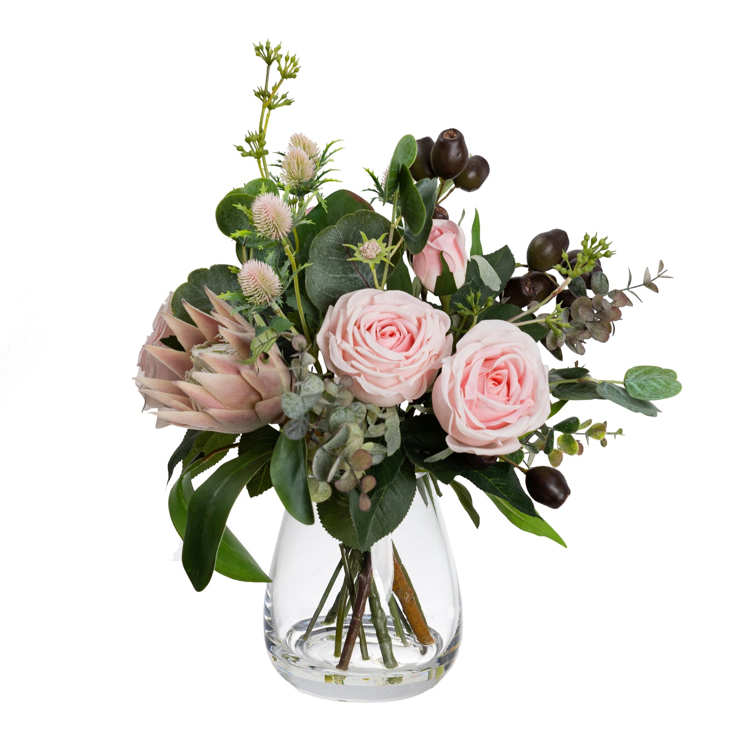 Glamorous Fusion Native Arrangement - Artificial Flower Arrangement and Plants