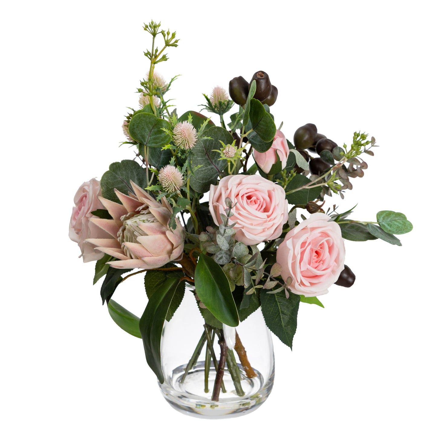 Glamorous Fusion Native Arrangement - Artificial Flower Arrangement and Plants