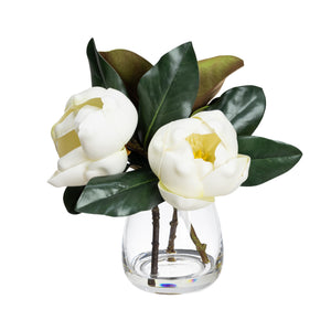 Glamorous Fusion Magnolia Arrangement - Artificial Flower Arrangements and Artificial  Plants