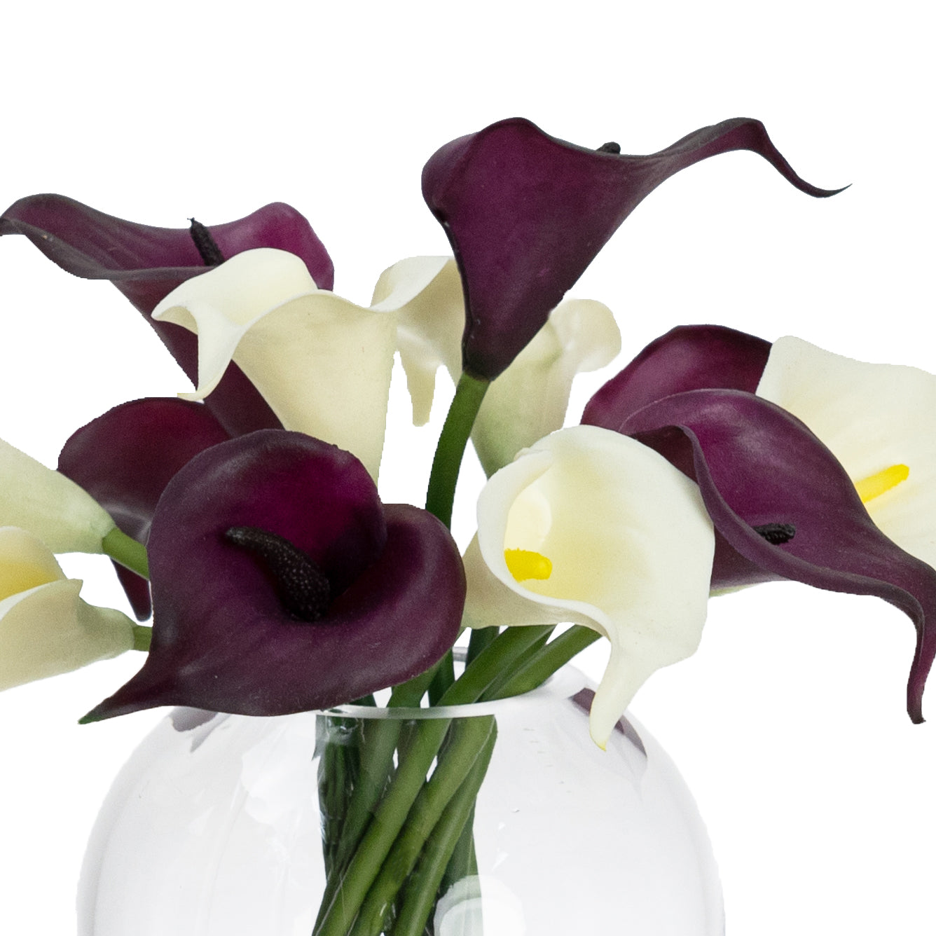 Glamorous Fusion Cala Lily Arrangement - Artificial Flower Arrangements and Artificial Plants