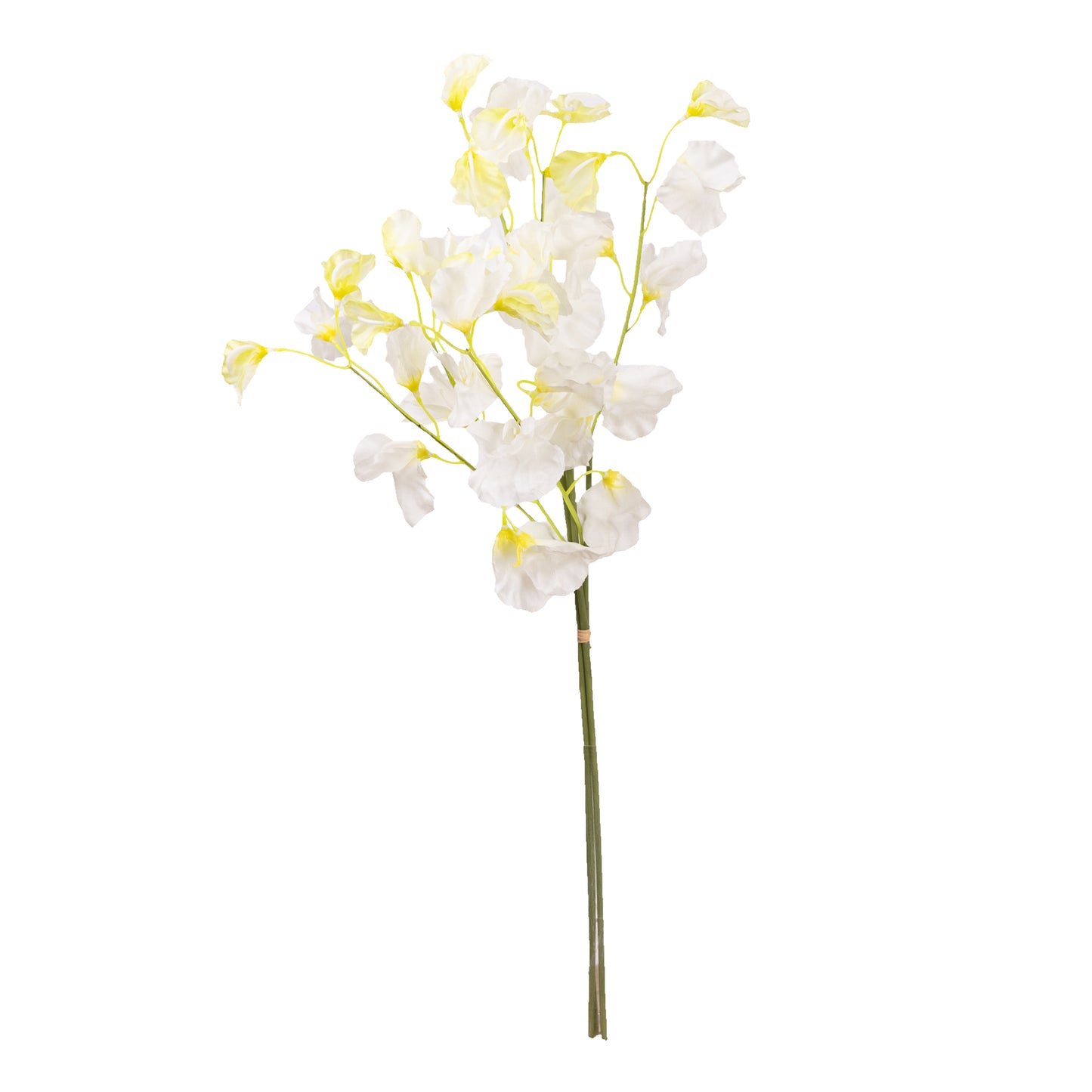 48cm Artificial Sweet Pea Bundle Cream