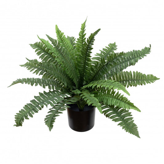 Glamorous Fusion Small Potted Boston Fern - Artificial Flower Arrangements and Artificial Plants