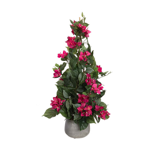 Glamorous Fusion 62cm Climbing Bougainvillea on Pole - Artificial Flower Arrangements and Artificial Plants