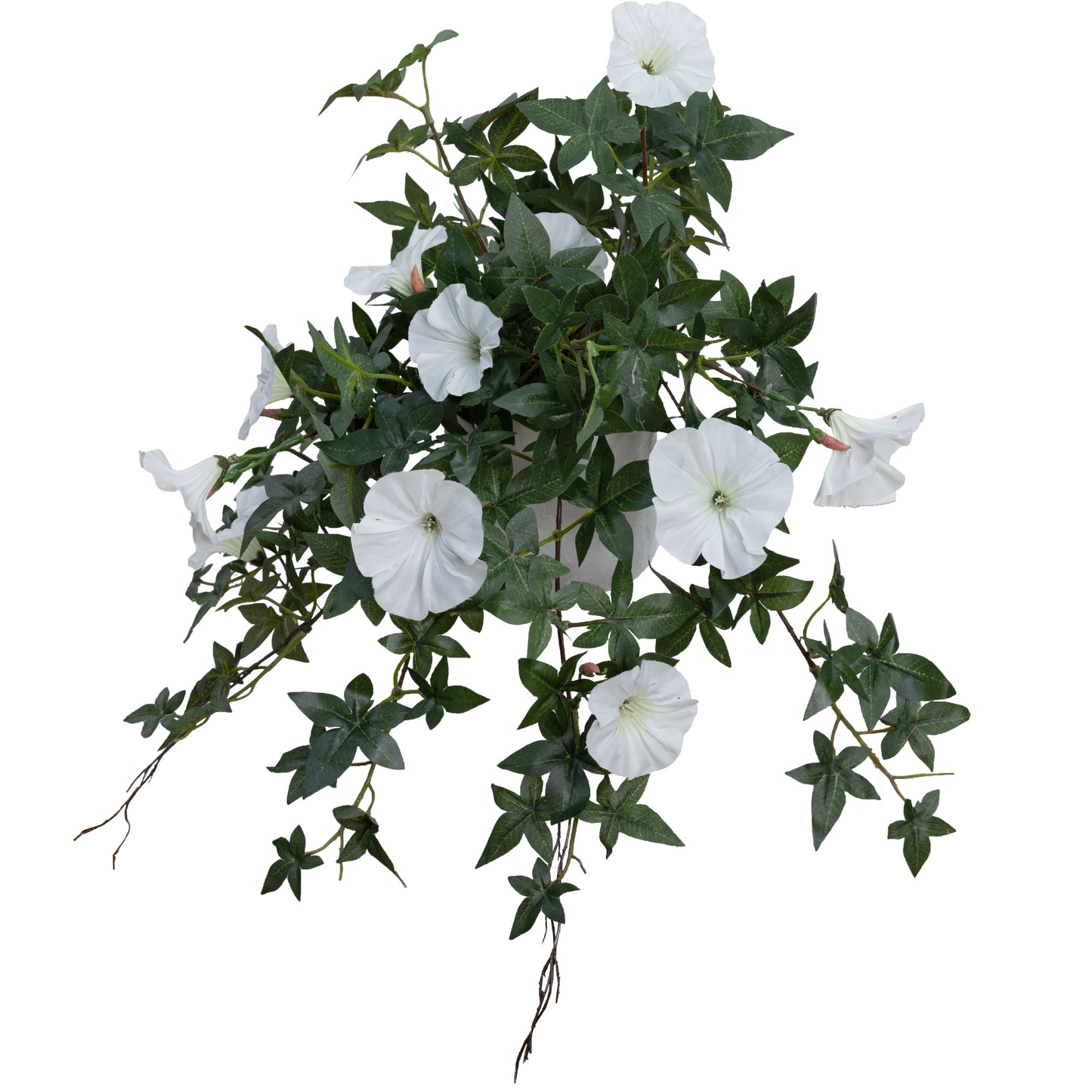 Glamorous Fusion Morning Glory in Pot - Artificial Flower Arrangements and Artificial Plants