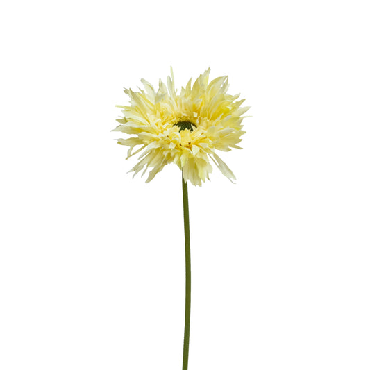 45cm Artificial Daisy Gerbera Butter