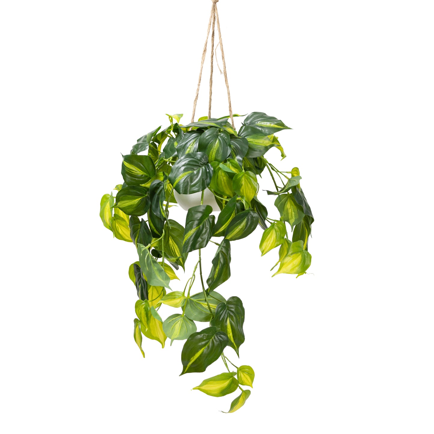 Glamorous Fusion Holland Bush in Hanging Pot - Artificial Flower Arrangements and Artificial Plants