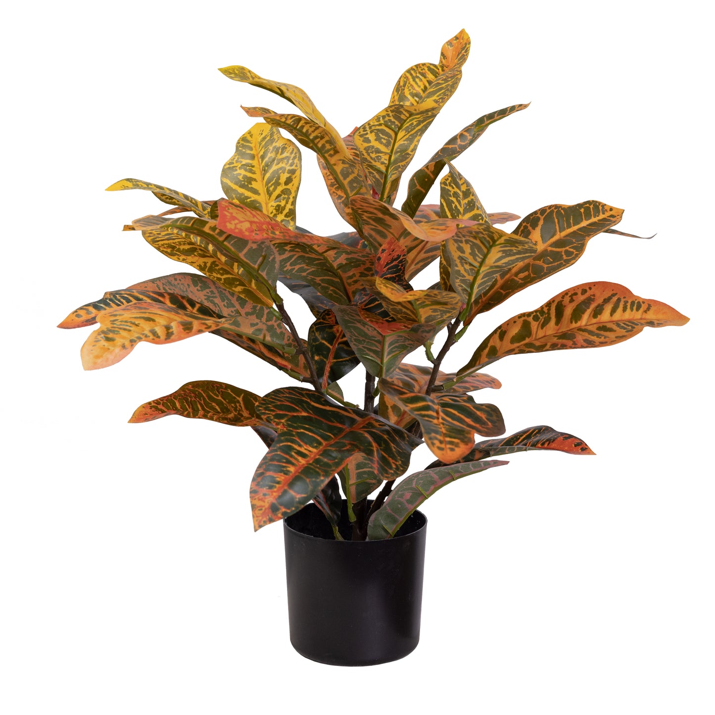 Glamorous Fusion 50cm Croton Plant - Artificial Flower Arrangements and Artificial Plants